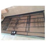 36" steel security door