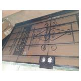 36" steel security door