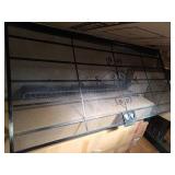 36" steel security door