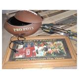Football crock pot and grill set