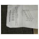 50" solid wood console table