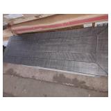 50" solid wood console table