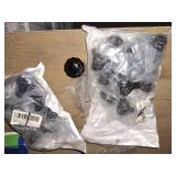 24 black cabinet knob round pulls