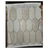 Daltile Pearl picket mosaic tile