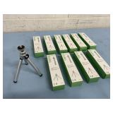(10) Aluminum Allow 360-Degree Adjustable Ultra Portable Mini Tripod Supports - NEW IN BOX