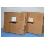 (2) Lowell Center-Mount Network Rack Shelf Units - Model CMS-220 - NEW IN BOX