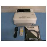 Epson 3LCD BriteLink 685Wi Interactive Short-Throw Projector, model H741A with Remote Control