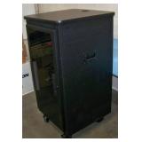 Middle Atlantic Audio / Video Component / Equipment Rack on Casters with Locking Doors - Keys included