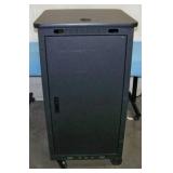 Middle Atlantic Audio / Video Component / Equipment Rack on Casters with Locking Doors - Keys included