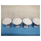 (4) QSC AC-C6T AcousticCoverage Series 6" 2-Way 30W Ceiling Loudspeakers / Speakers