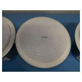 (4) QSC AC-C6T AcousticCoverage Series 6" 2-Way 30W Ceiling Loudspeakers / Speakers