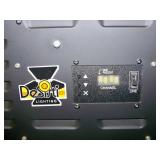 (2) Desisti Lighting DE-LUX-4 Tube Dimmable Cold Source Soft / Stage Fluorescent Lights / Light Fixtures with Heavy-Duty C Clamps, Speakon Power Cable and String Cable