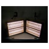 (2) Desisti Lighting DE-LUX-4 Tube Dimmable Cold Source Soft / Stage Fluorescent Lights / Light Fixtures with Heavy-Duty C Clamps, Speakon Power Cable and String Cable