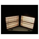 (2) Desisti Lighting DE-LUX-4 Tube Dimmable Cold Source Soft / Stage Fluorescent Lights / Light Fixtures with Heavy-Duty C Clamps, Speakon Power Cable and String Cable