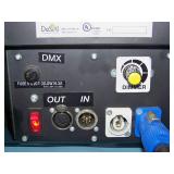 (2) Desisti Lighting DE-LUX-4 Tube Dimmable Cold Source Soft / Stage Fluorescent Lights / Light Fixtures with Heavy-Duty C Clamps, Speakon Power Cable and String Cable