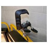 (2) Desisti Lighting DE-LUX-4 Tube Dimmable Cold Source Soft / Stage Fluorescent Lights / Light Fixtures with Heavy-Duty C Clamps, Speakon Power Cable and String Cable