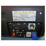 (2) Desisti Lighting DE-LUX-4 Tube Dimmable Cold Source Soft / Stage Fluorescent Lights / Light Fixtures with Heavy-Duty C Clamps, Speakon Power Cable and String Cable