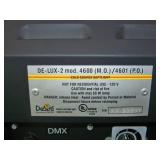 (2) Desisti Lighting DE-LUX-2 Tube Dimmable Cold Source Soft / Stage Fluorescent Lights / Light Fixtures with Heavy-Duty C Clamps, Speakon Power Cable and String Cable