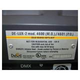 (2) Desisti Lighting DE-LUX-2 Tube Dimmable Cold Source Soft / Stage Fluorescent Lights / Light Fixtures with Heavy-Duty C Clamps, Speakon Power Cable and String Cable