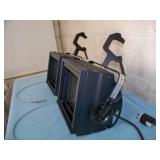 (2) HUI Spot / Flood Lights RX7s/R7 Lamp with Heavy-Duty C Clamps