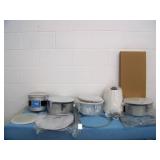 (4) Individual In-Ceiling Speakers and (1) Pendant Speaker