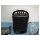 AmpliVox SW245B Compact Dual Wireless Microphone Bluetooth Audio Public Address PA Sound System