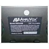AmpliVox SW245B Compact Dual Wireless Microphone Bluetooth Audio Public Address PA Sound System