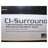 (2) Phase Technology 2-Way Flush Mount CI-Surround Speakers - NEW IN BOX