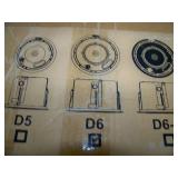 (2) Community D6 6.5" 2-Way High Output Superb Intelligibility Ceiling Loudspeakers / Speakers