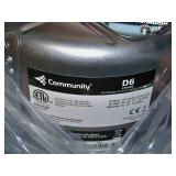 (2) Community D6 6.5" 2-Way High Output Superb Intelligibility Ceiling Loudspeakers / Speakers