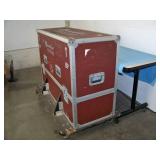 Olympic Heavy-Duty Equipment / Travel / Road Case on 6-Caster Rolling Base