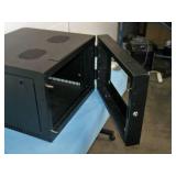 Strong WM Series Wall Mounted Audio Video Equipment Rack with Lockable Sides and Front Panel - KEYS INCLUDED