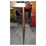 Vintage Wood Look Laminate Table with leaf (2) Wood, Grey Tones