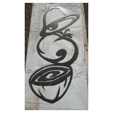 Metal Taco Bell Sign.