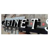 Lighted Cabinets Sign and More.