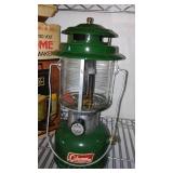 Coleman Lantern and Portable Coffee Maker.