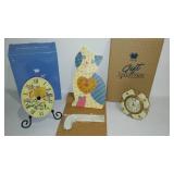 Avon Collection (30+) Fine Collectibles Days of the Week Bears, BJ Bearington Pewter, Chevy, Avon Clocks