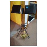 Antique Bible Stand and Hanging Candle Holder (heavy).