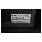 Sony Speakers and Panasonic Combo VHS and DVD Player
