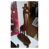 Fireplace Log Holder and Eclectic Decor and Collectibles.