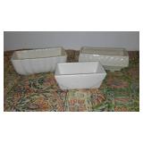 Hull (2) And Haeger Vintage Pottery Planters.