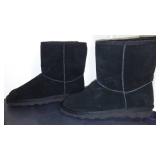 Ladies Size 8 W and 9 Black Winter Boots (2 prs).