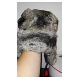 Fur Hat and NEW Ice/ Snow Traction Grips.