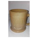 Vintage Pyrex Cicus Cup and 1980s What a Burger Mug.