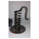 Vintage Cellar-Rat Wrought Iron Candle Holder.