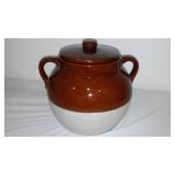 Vintage Glazed Stoneware Ransbottom Robinson Crock