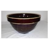 Vintage Redwing and Yellow Ware Pottery Bowls (3).