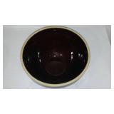 Vintage Redwing and Yellow Ware Pottery Bowls (3).