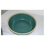 Vintage Redwing and Yellow Ware Pottery Bowls (3).