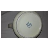 Vintage Hall Ball Pitcher, Server and Boat Vase.